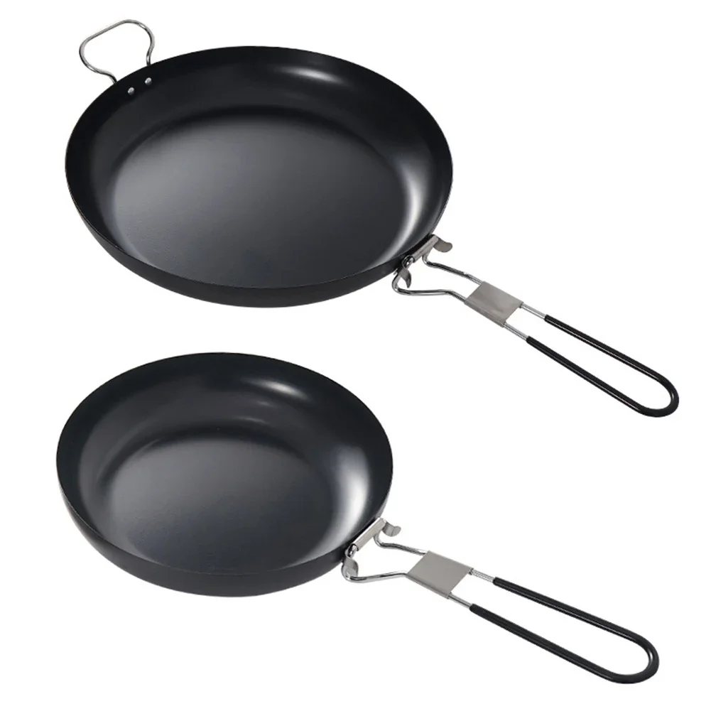 Portable Camping Non-Stick Iron Frying Pan Foldable Handle Pot Picnic Cookware For Camping Mountain Climbing Camping
Portable Camping Non-Stick Iron Frying Pan Foldable Handle Pot Picnic Cookware For Camping Mountain Climbing Camping