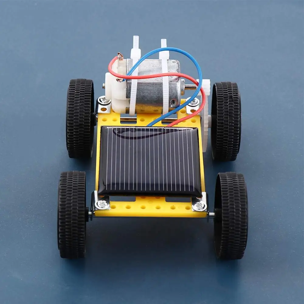 

Plastic Educational Toys Science Experiment Solar Car Toys Energy Solar Powered Toy Car Robot Kit Set DIY Assembled