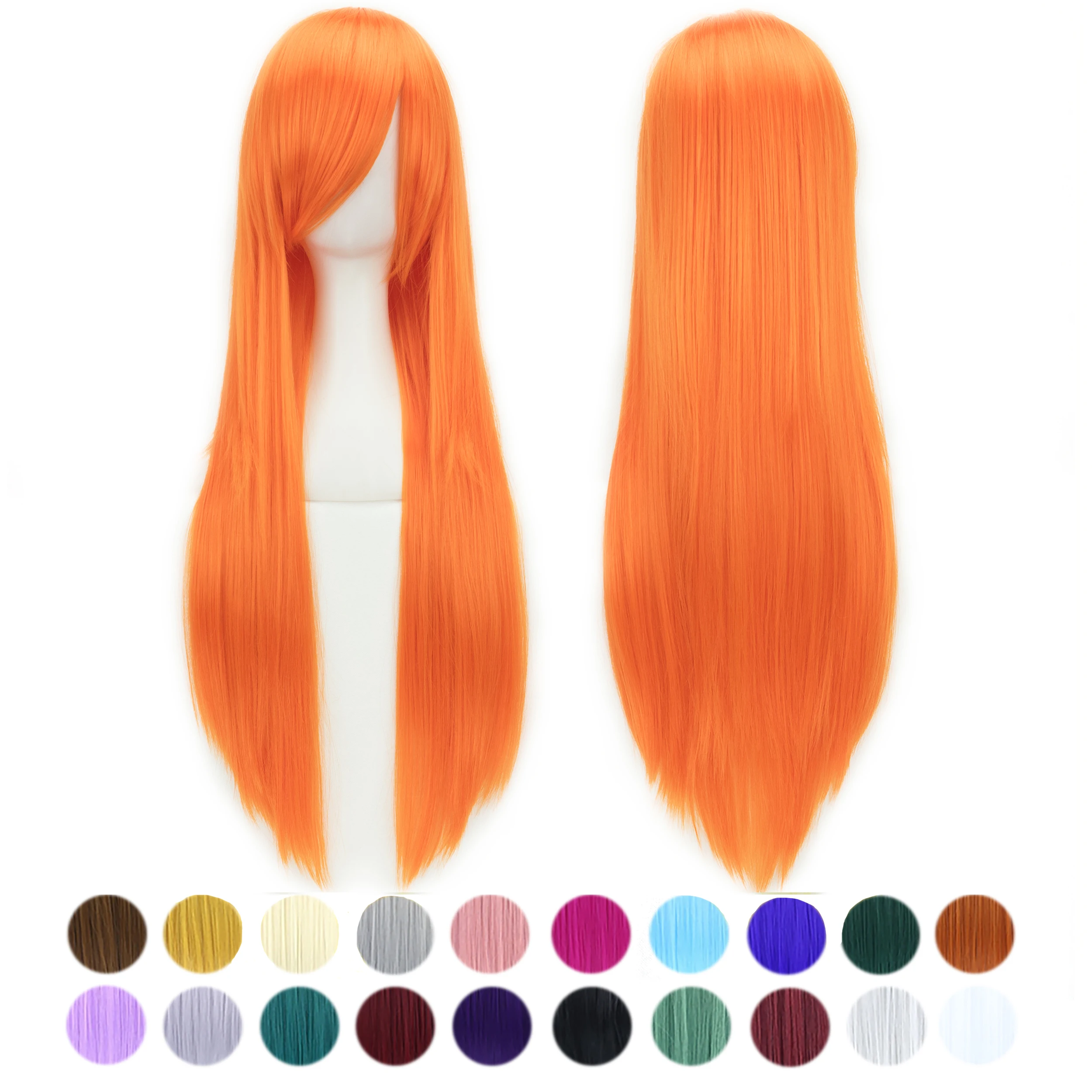 Soowee 30 Colors 80cm Long Straight Synthetic Hair Purple Gray Wigs Heat Resistant Fiber Party Cosplay Wigs Hair Accessories
Soowee 30 Colors 80cm Long Straight Synthetic Hair Purple Gray Wigs Heat Resistant Fiber Party Cosplay Wigs Hair Accessories