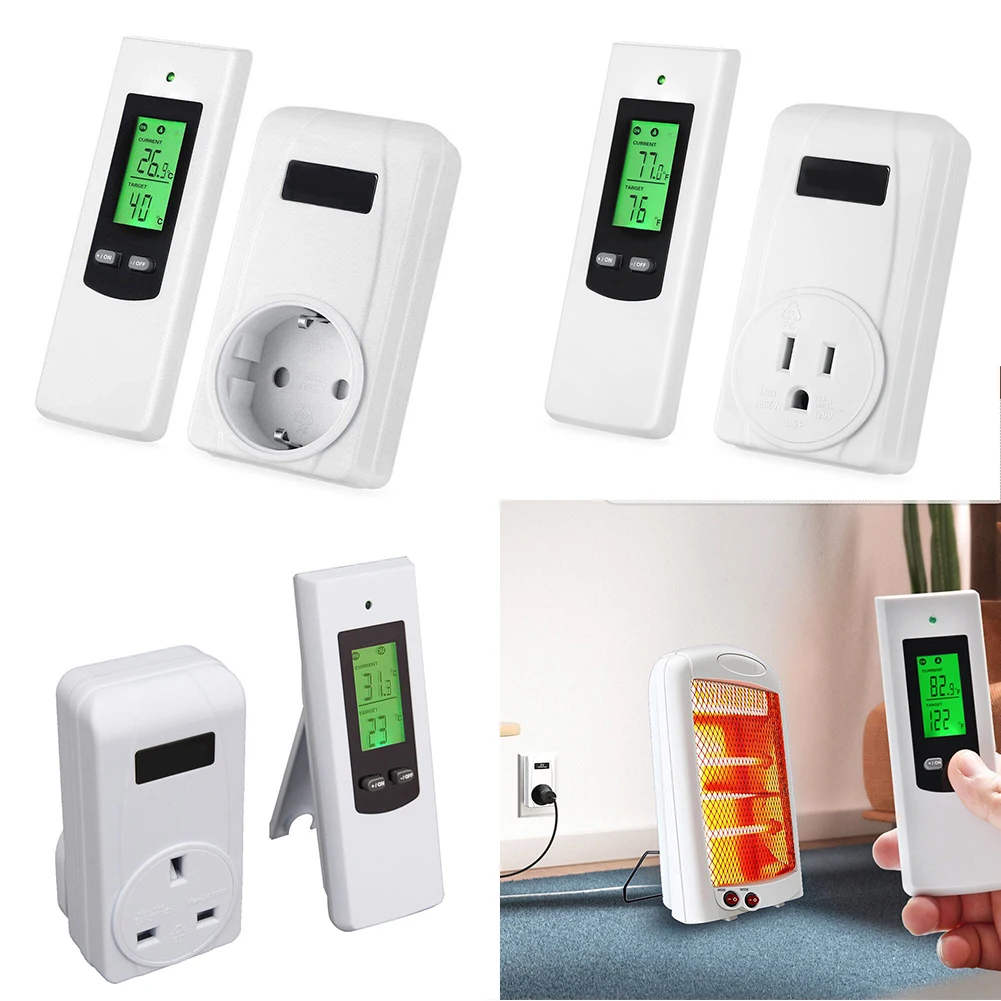 Wireless Socket LED Thermostat Heating Infrared Heating Control Temperature With Memory Function Smart Home Devices Supplies
Wireless Socket LED Thermostat Heating Infrared Heating Control Temperature With Memory Function Smart Home Devices Supplies