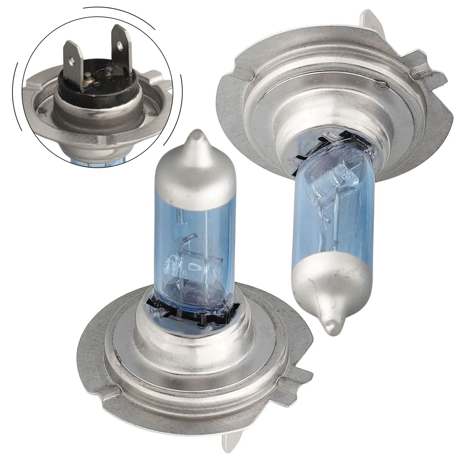 1Pair DC12V Highlight Lamps H7 6000K Halogen Bulb Ultra Bright Effect Lamp Car Headlight Bulb 55W Quartz Glass Tube Blue Lens
1Pair DC12V Highlight Lamps H7 6000K Halogen Bulb Ultra Bright Effect Lamp Car Headlight Bulb 55W Quartz Glass Tube Blue Lens