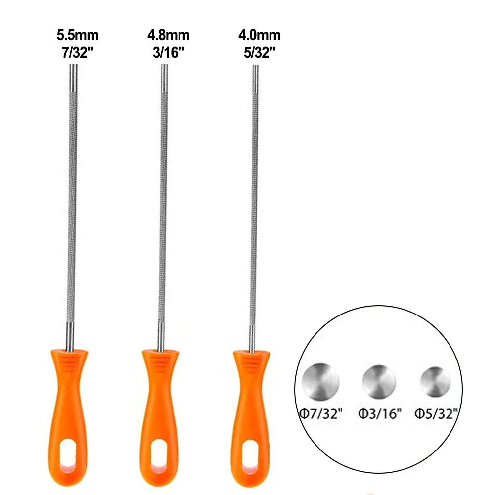 3PCS Chainsaw Chain Sharpening Files Garden Chain Sharpener File Round File Plastic Handle Chain Saw Sharpening Carving Grinding
3PCS Chainsaw Chain Sharpening Files Garden Chain Sharpener File Round File Plastic Handle Chain Saw Sharpening Carving Grinding