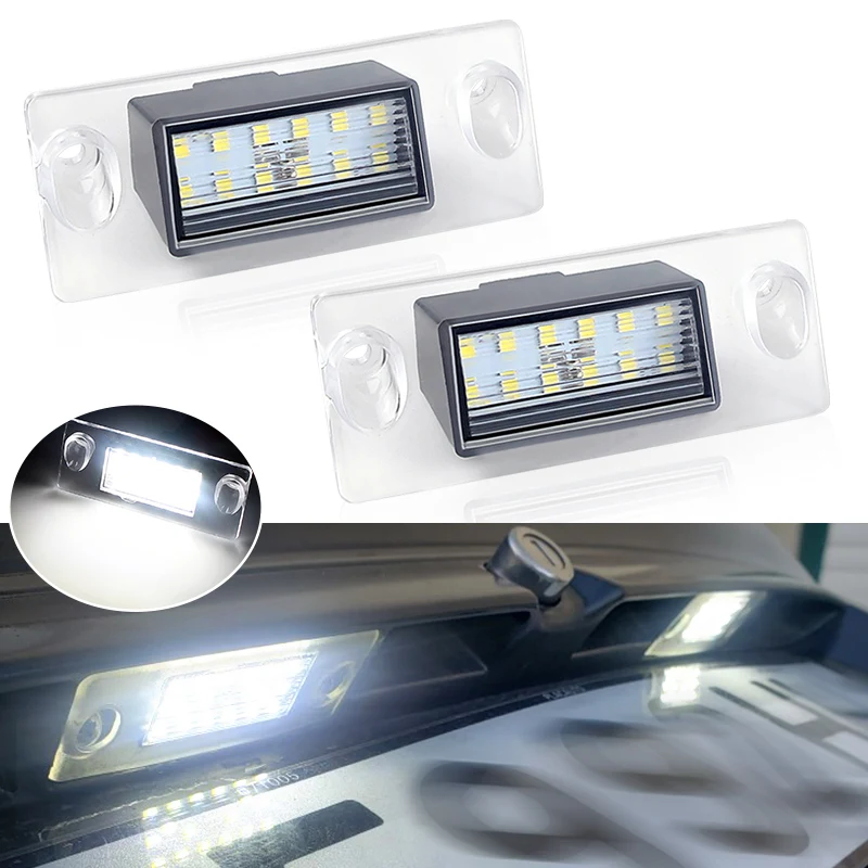 

2pcs Error Free LED Number License Plate Light Lamp For Audi A4 S4 B5 S5 B5 A3 S3 6000k White Canbus