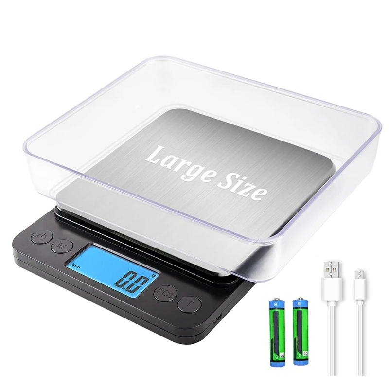 Upgraded Food Scale For Food Ounces And Grams Scales For Cooking 3Kg By 0.1G High Accurate Grams Scale Silver
Upgraded Food Scale For Food Ounces And Grams Scales For Cooking 3Kg By 0.1G High Accurate Grams Scale Silver