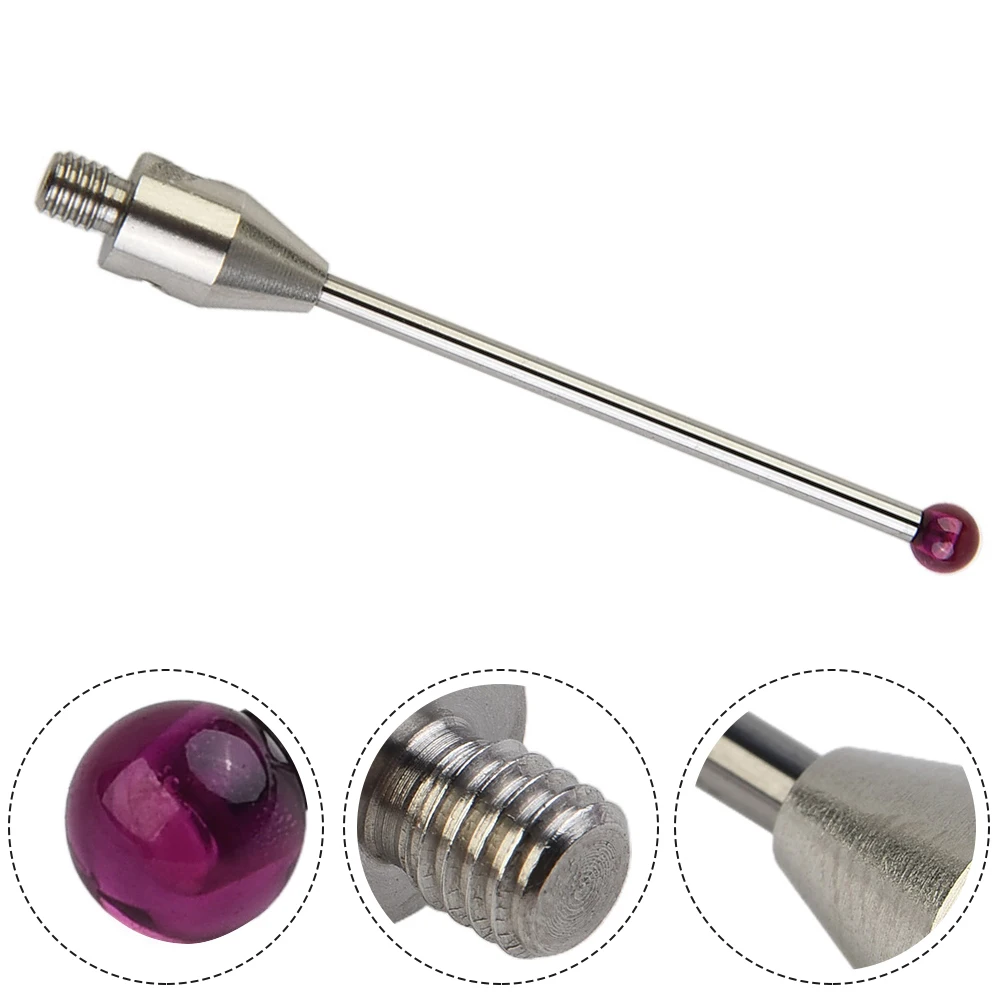 Contact Probe Needle Thread 4mm Test Pen With Red Ball 50mm Long CMM Needle A-5003-4799 Measurement Tool Accessories
Contact Probe Needle Thread 4mm Test Pen With Red Ball 50mm Long CMM Needle A-5003-4799 Measurement Tool Accessories