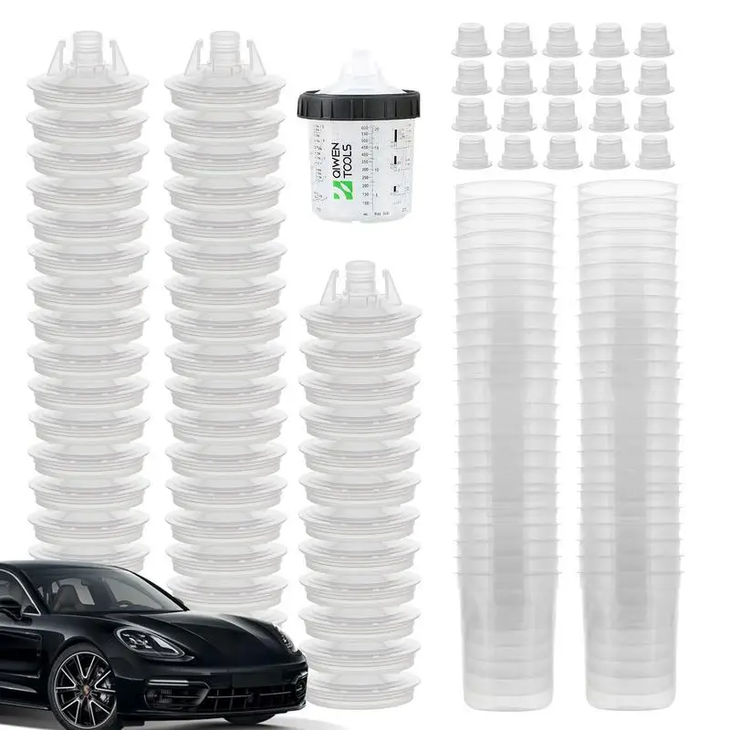 Cup Paint System Hard Cup And Collar Reusable Spray Paint Spray Guns & Accessories With 50 Cup And Lids auto Paint Mixing Cups
Cup Paint System Hard Cup And Collar Reusable Spray Paint Spray Guns & Accessories With 50 Cup And Lids auto Paint Mixing Cups