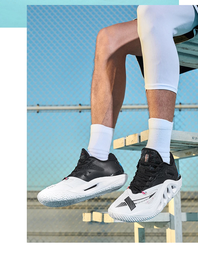 Xtep garras do diabo tênis de basquete para homem 2024 outono confortável sapatos esportivos combate estabilidade rebote tênis 876319120001 Xtep garras do diabo tênis de basquete para homem 2024 outono confortável sapatos esportivos combate estabilidade rebote tênis 876319120001
