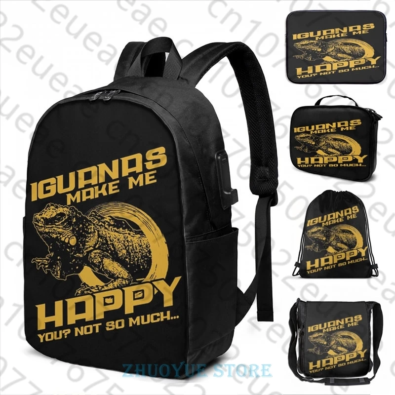 Забавный рюкзак с графическим принтом рептилии love iguanas, рюкзак с USB-зарядкой, мужские школьные сумки, женская сумка, дорожная сумка для ноутбука
Забавный рюкзак с графическим принтом рептилии love iguanas, рюкзак с USB-зарядкой, мужские школьные сумки, женская сумка, дорожная сумка для ноутбука