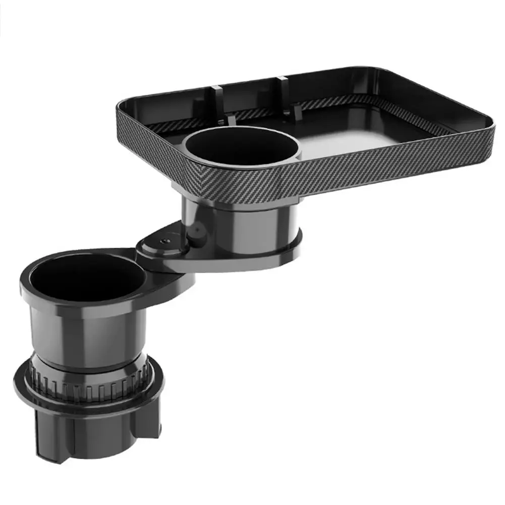 

Universal Car Cup Holder Tray Large Cup Drink Holder 360° Rotatable Detachable Tray Table Travel Road Trip Essentials