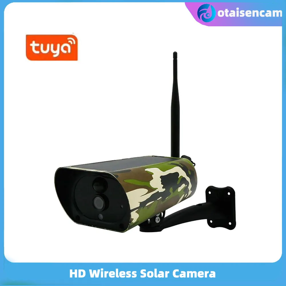 Tuya 1080P WIFI Solar Camera Night Vision Two-way Talk IP67 PIR Infrared Alarm Multiple Language Built-in Mic And Speaker
Tuya 1080P WIFI Solar Camera Night Vision Two-way Talk IP67 PIR Infrared Alarm Multiple Language Built-in Mic And Speaker