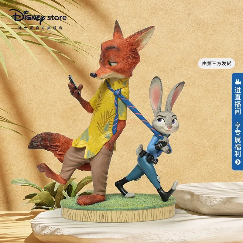 

Anime Disney Official Zootopia Judic Decorative Handmade Desktop Decoration For Boys And Girls Birthday Gift Cartoon Decor Toys