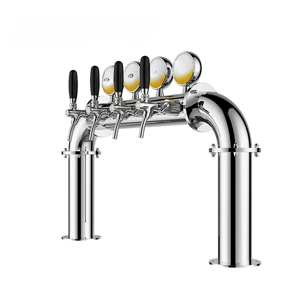 

Beer Distribution Equipment Bar Restaurant High-End Wine Column 4-Hole Small Door Type Wine Tower