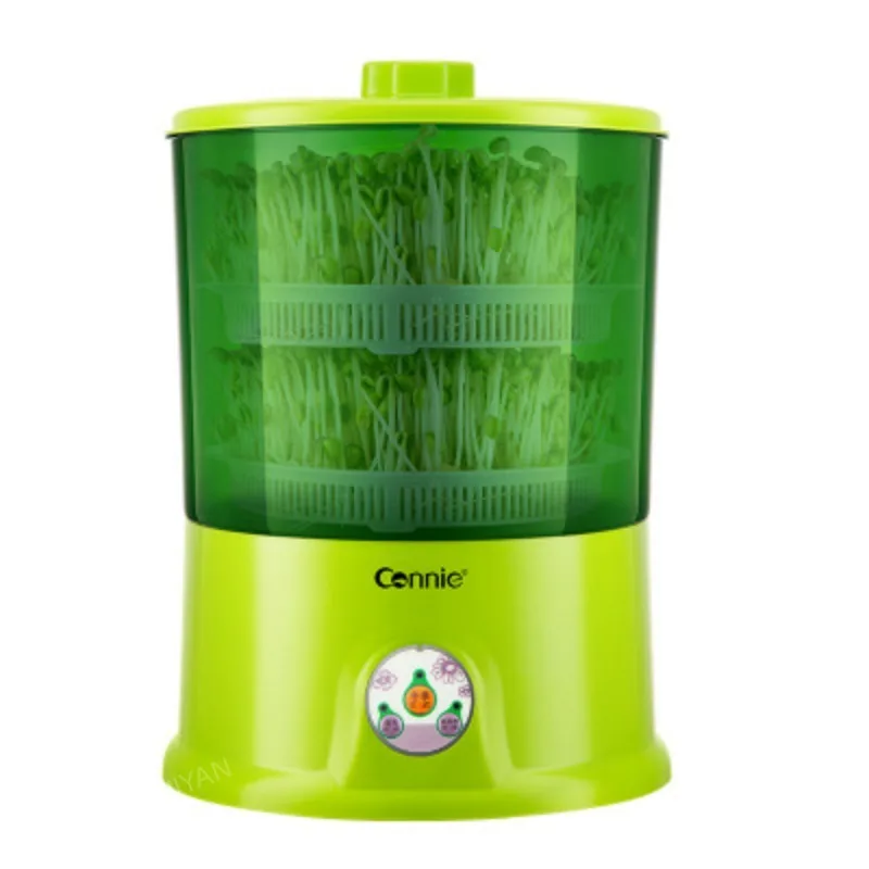 Two Layer Bean Sprouts Maker Thermostat Green Vegetable Seedling Growth Bucket Automatic Electric Sprout Bud Germinator Machine
Two Layer Bean Sprouts Maker Thermostat Green Vegetable Seedling Growth Bucket Automatic Electric Sprout Bud Germinator Machine