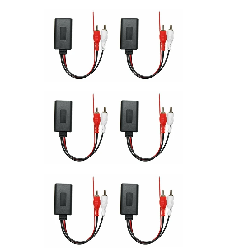 6Pcs Car Wireless Bluetooth Module Music Adapter RCA AUX Audio Cable Universal 2RCA Interface Bluetooth Adapter 5-12V
6Pcs Car Wireless Bluetooth Module Music Adapter RCA AUX Audio Cable Universal 2RCA Interface Bluetooth Adapter 5-12V