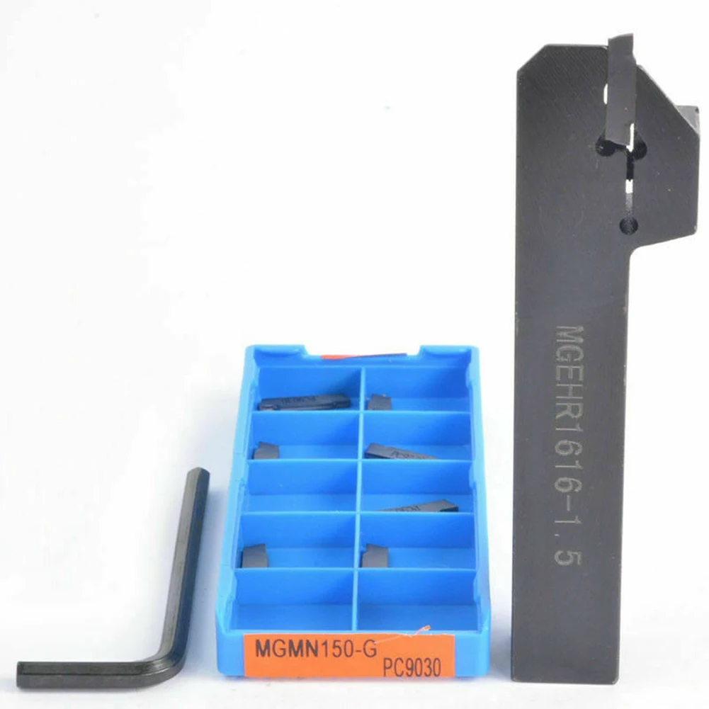 16x16x100mm MGEHR1616-1.5 Turning Tool Holder MGMN150-G Carbide Insert External Slot Groove Turning Tool Holder CNC Tool
16x16x100mm MGEHR1616-1.5 Turning Tool Holder MGMN150-G Carbide Insert External Slot Groove Turning Tool Holder CNC Tool