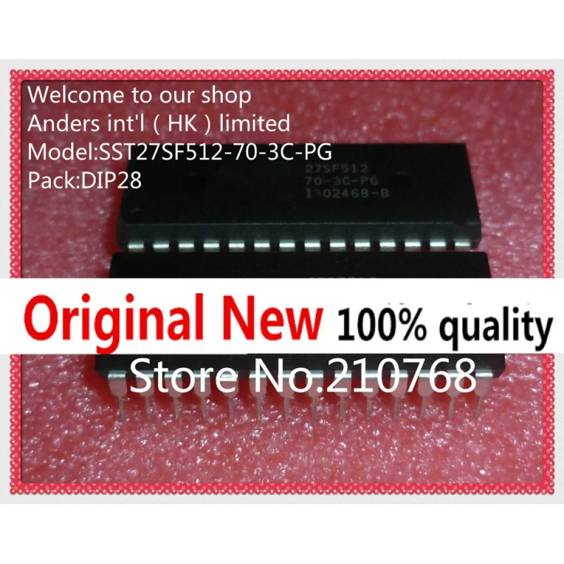 

100Pcs/Lot SST27SF512-70-3C-PG SST27SF512 27SF512 DIP28 IC chipset Original from