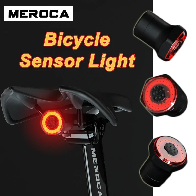 MEROCA Bicycle Taillight with Brake Sensing 7 Modes Bike Brake Sensor Light IPX6 Waterproof Mtb Rear Warning Lamp Cycling Parts
MEROCA Bicycle Taillight with Brake Sensing 7 Modes Bike Brake Sensor Light IPX6 Waterproof Mtb Rear Warning Lamp Cycling Parts
