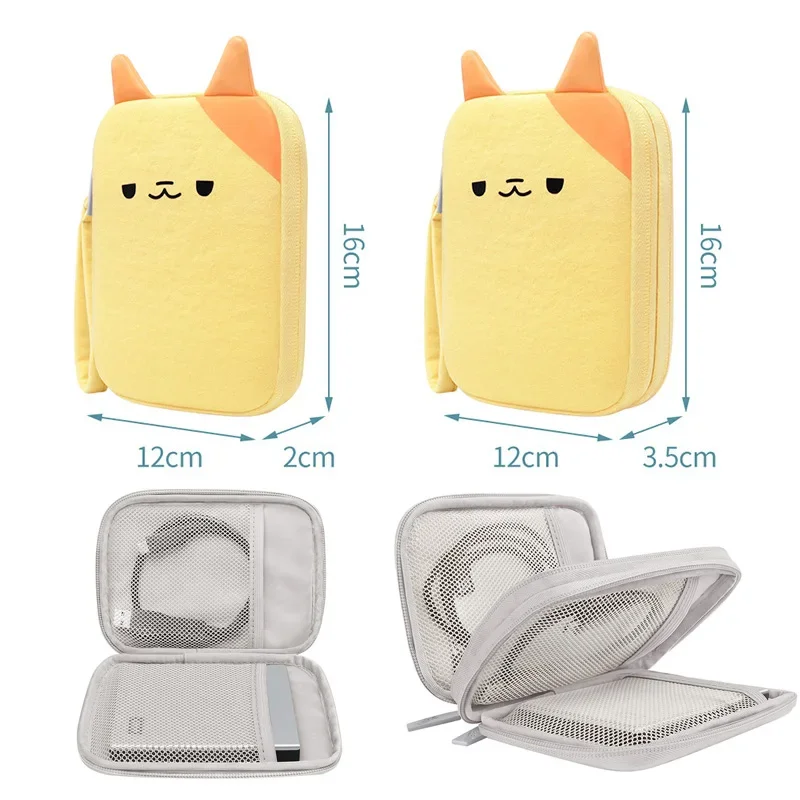 

Travel Cable Bag Portable Digital USB Gadget Organizer Cartoon Cute Charger Wires Hard disk Zipper Storage Pouch Earphone Bag