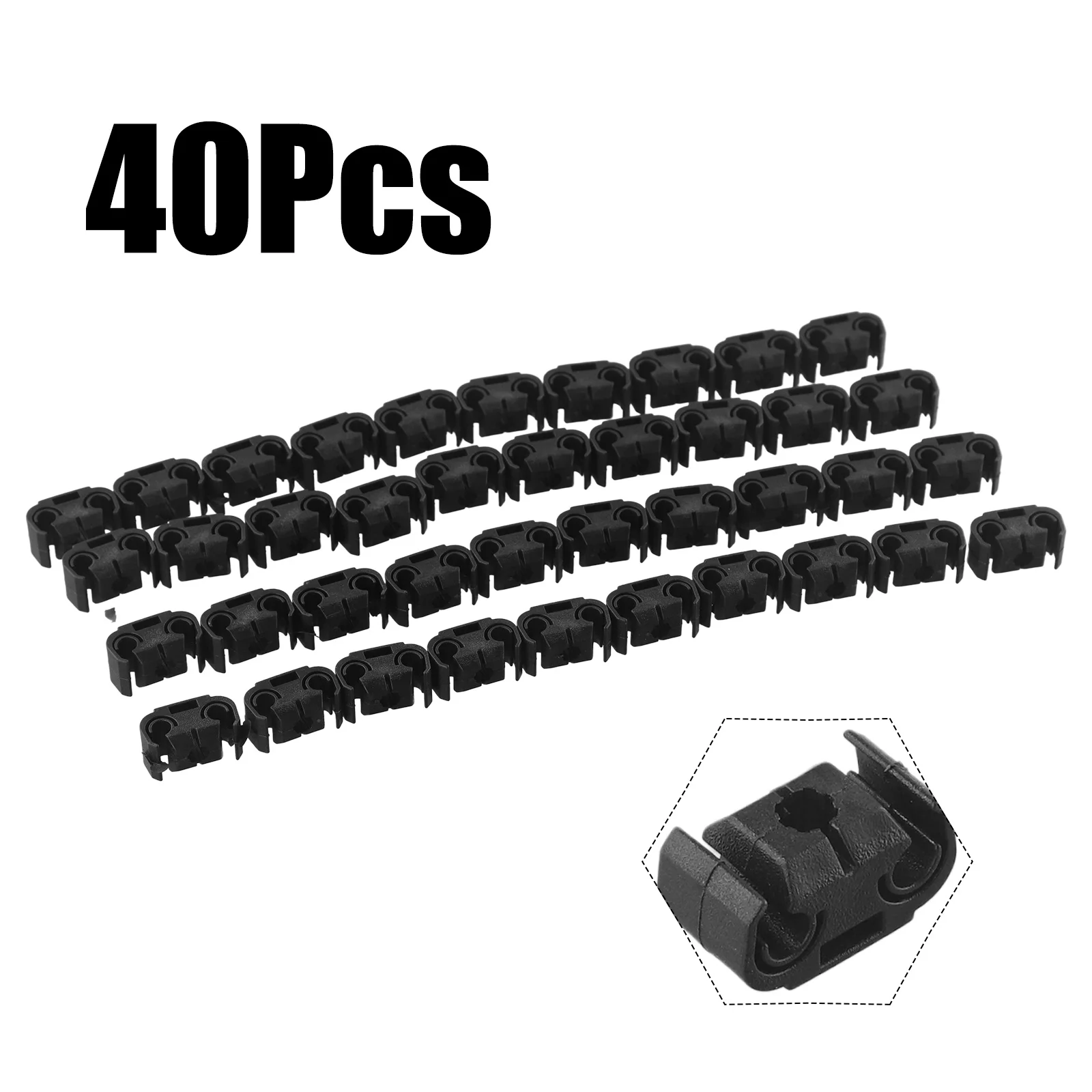 40pcs Car Brake Line Hose Clips Double Cable Holder Clip 4.75mm FOR SKODA A4 / S4 / A6 / S6 / A8 / S8 / RS4 For GOLF For LUPO
40pcs Car Brake Line Hose Clips Double Cable Holder Clip 4.75mm FOR SKODA A4 / S4 / A6 / S6 / A8 / S8 / RS4 For GOLF For LUPO