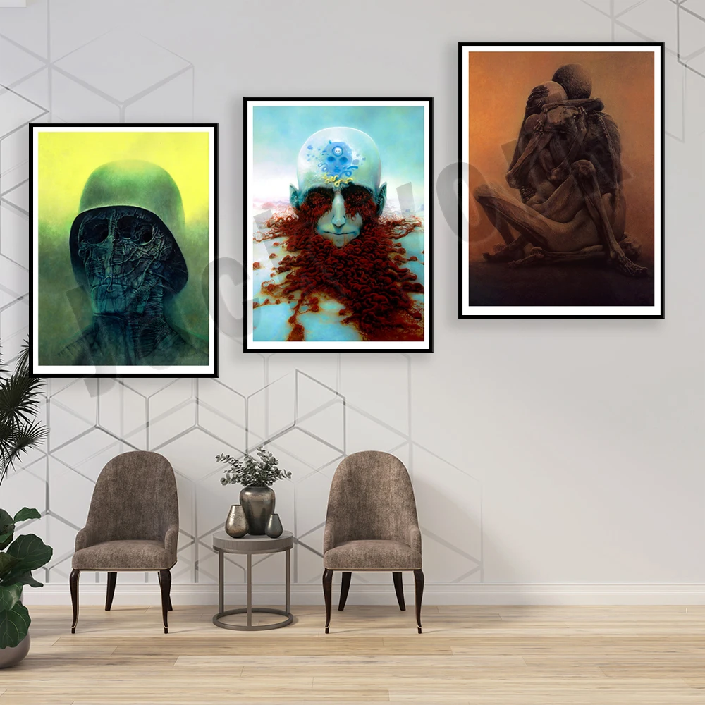 Zdzisław Beksiński Poster, Beksinski Prints, Polish Art, Surreal Art Prints, Gothic Wall Art Home Decor, Dark Art Prints
Zdzisław Beksiński Poster, Beksinski Prints, Polish Art, Surreal Art Prints, Gothic Wall Art Home Decor, Dark Art Prints