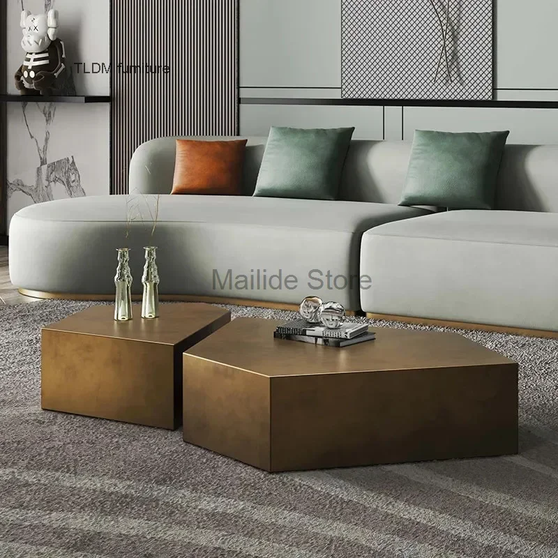 Nordic Stainless Steel Coffee Tables for Living Room Furniture Sofa Side Table Household Small Apartment Designer Coffee Table
Nordic Stainless Steel Coffee Tables for Living Room Furniture Sofa Side Table Household Small Apartment Designer Coffee Table