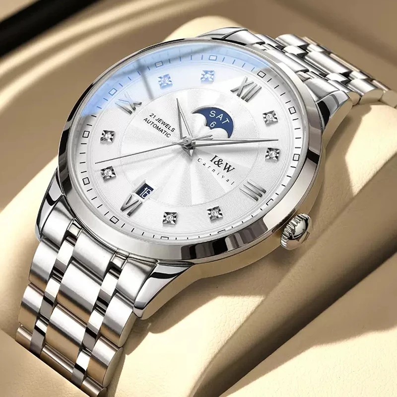 IW Top Brand Automatic Mechanical Watch Men Stainless Steel 3ATM Waterproof Date MIYOTA Watches Sapphire Mirror Reloj Hombre
IW Top Brand Automatic Mechanical Watch Men Stainless Steel 3ATM Waterproof Date MIYOTA Watches Sapphire Mirror Reloj Hombre