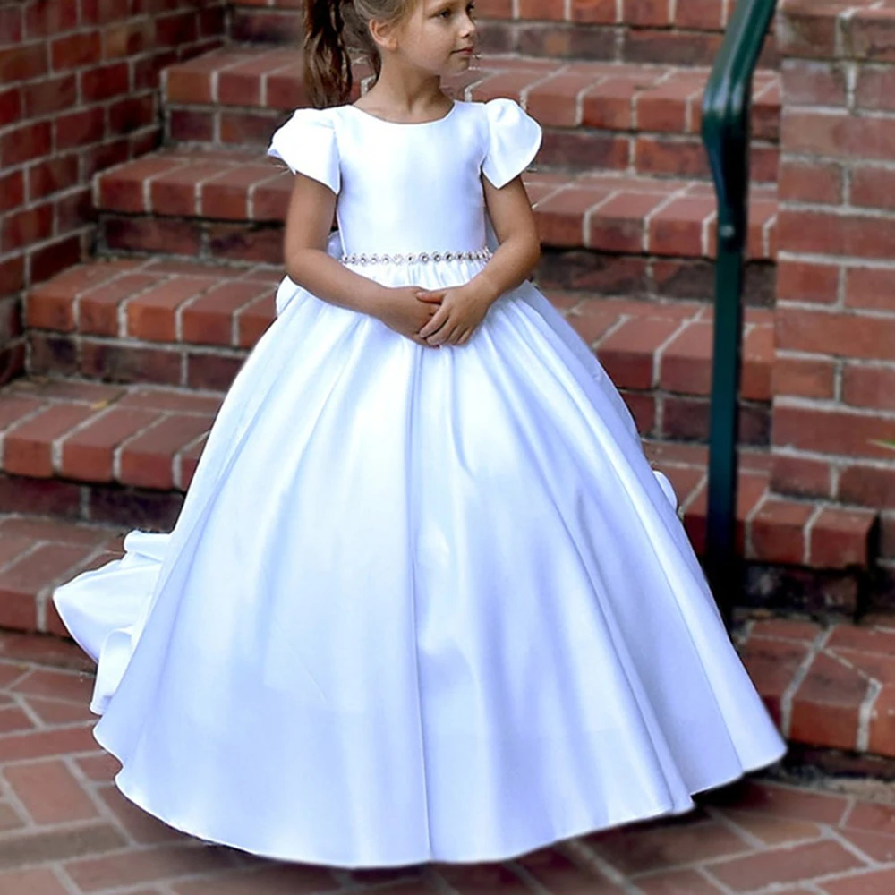 Formal First Communion Flower Girl Dress BabyToddler Birthday Girl's Dress with Train Toddler Pageant Dresses 
Formal First Communion Flower Girl Dress BabyToddler Birthday Girl's Dress with Train Toddler Pageant Dresses