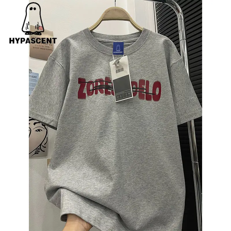 Heavy cotton retro light gray short-sleeved T-shirt for men and women summer loose trendy letter printed tops men clothing y2k
Heavy cotton retro light gray short-sleeved T-shirt for men and women summer loose trendy letter printed tops men clothing y2k