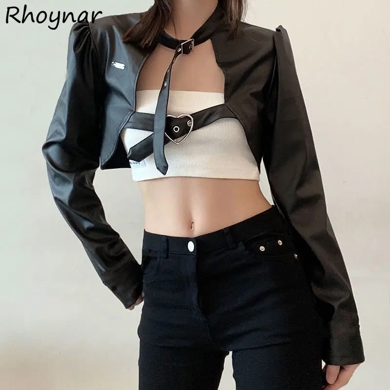 PU Basic Jackets Women Autumn Crop Solid Sequined Sexy High Street Ulzzang Stylish Trendy Chic All-match Cool Puff Sleeve Simple
PU Basic Jackets Women Autumn Crop Solid Sequined Sexy High Street Ulzzang Stylish Trendy Chic All-match Cool Puff Sleeve Simple