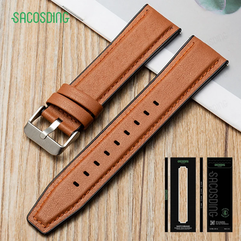【SACOSDING】High Quality Leather Strap Band Stainless Steel Watch Buckle Watch Accessories 20mm 22mm Skin Friendly Comfort
【SACOSDING】High Quality Leather Strap Band Stainless Steel Watch Buckle Watch Accessories 20mm 22mm Skin Friendly Comfort