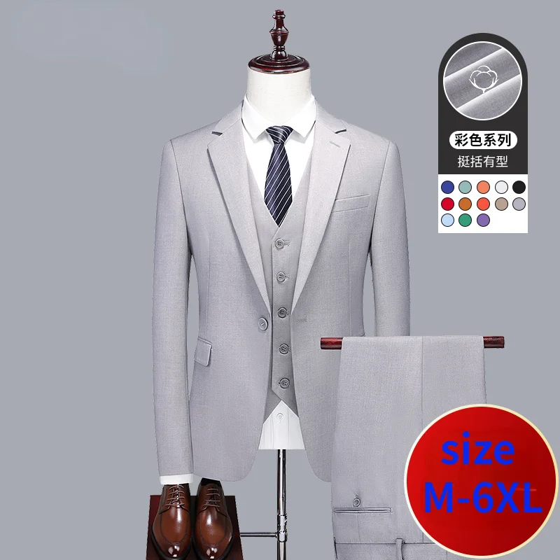 new arrival fashion high quality Groom's business casual suit three piece men's spring summer size M L XL 2XL 3XL 4XL 5XL 6XL
new arrival fashion high quality Groom's business casual suit three piece men's spring summer size M L XL 2XL 3XL 4XL 5XL 6XL