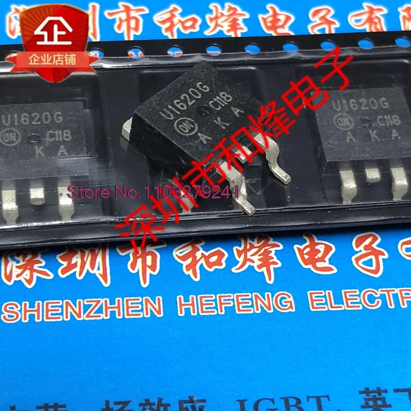 

(10PCS/LOT) U1620G MURB1620CTG TO-263 200V 8A