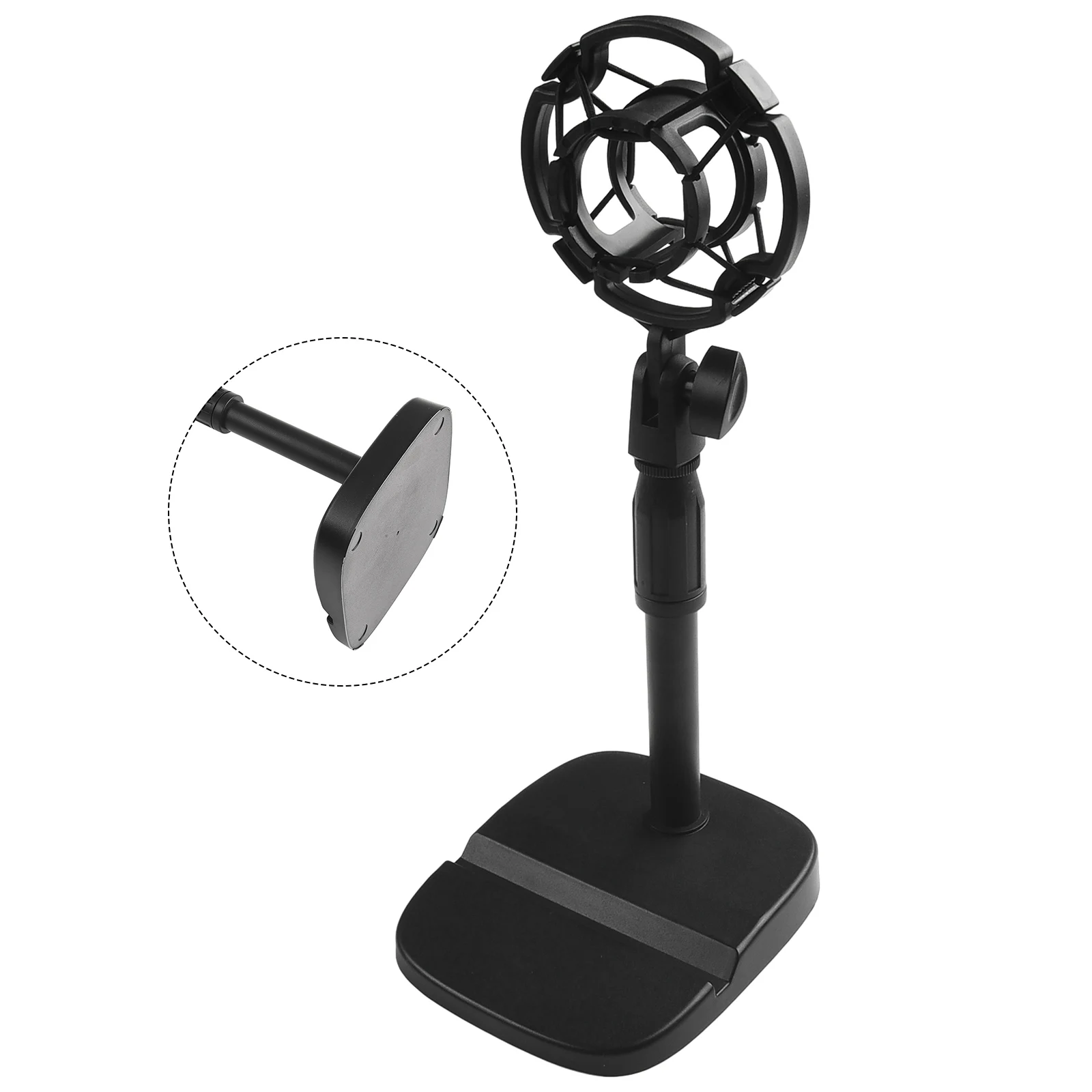 1pc Microphone Stand Steady Adjustable Height Desktop Phone Bracket With Base Black Music Instruments Accessories
1pc Microphone Stand Steady Adjustable Height Desktop Phone Bracket With Base Black Music Instruments Accessories