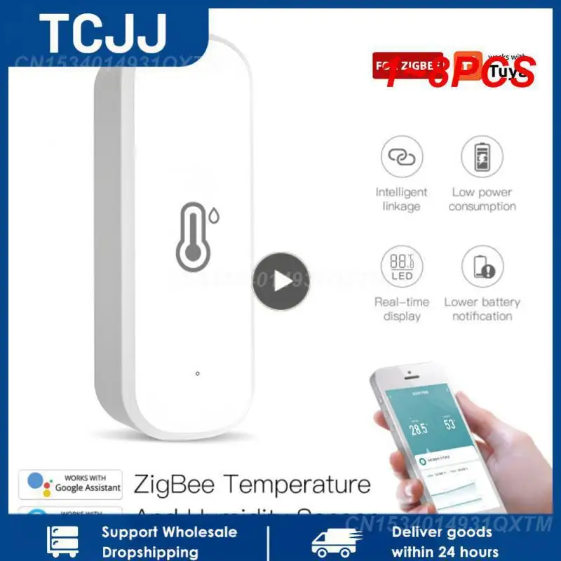 1~8PCS Tuya /wifi Smart Temperature And Humidity Sensor Battery Powered Smart Home Security Work With Alexa
1~8PCS Tuya /wifi Smart Temperature And Humidity Sensor Battery Powered Smart Home Security Work With Alexa
