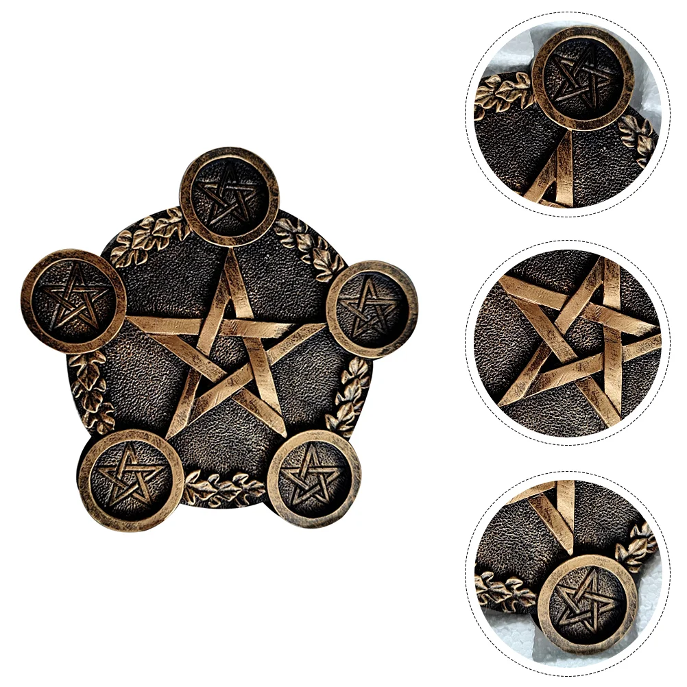 Pentagram Candlestick Pentacle Star Candleholder Sacrifice Prop Tea Ornament Resin Exquisite
Pentagram Candlestick Pentacle Star Candleholder Sacrifice Prop Tea Ornament Resin Exquisite