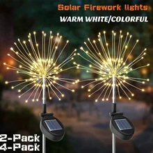 Solar Led String Lights Firework Lawn Lamps Garden Decoration Outdoor Pathway Lighting Fairy Fence Patio Garage Multicolor White
Solar Led String Lights Firework Lawn Lamps Garden Decoration Outdoor Pathway Lighting Fairy Fence Patio Garage Multicolor White