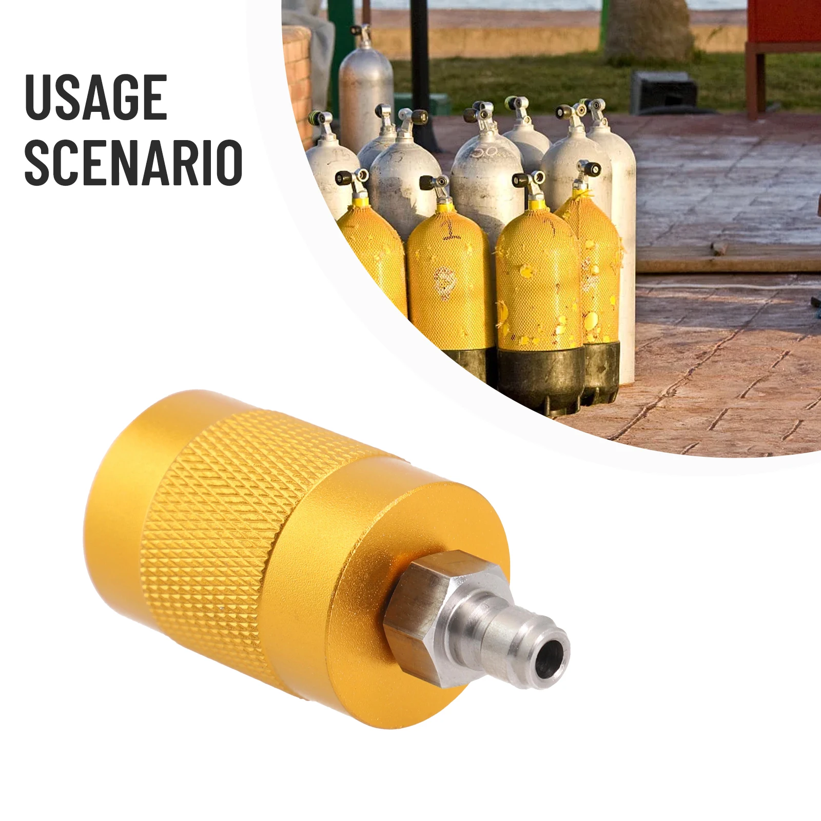 PCP Filling Station Valve Charging Adapter To 5/8 Adapter 300 Bar With 8mm Male Female Connection Quick Release Connector
PCP Filling Station Valve Charging Adapter To 5/8 Adapter 300 Bar With 8mm Male Female Connection Quick Release Connector