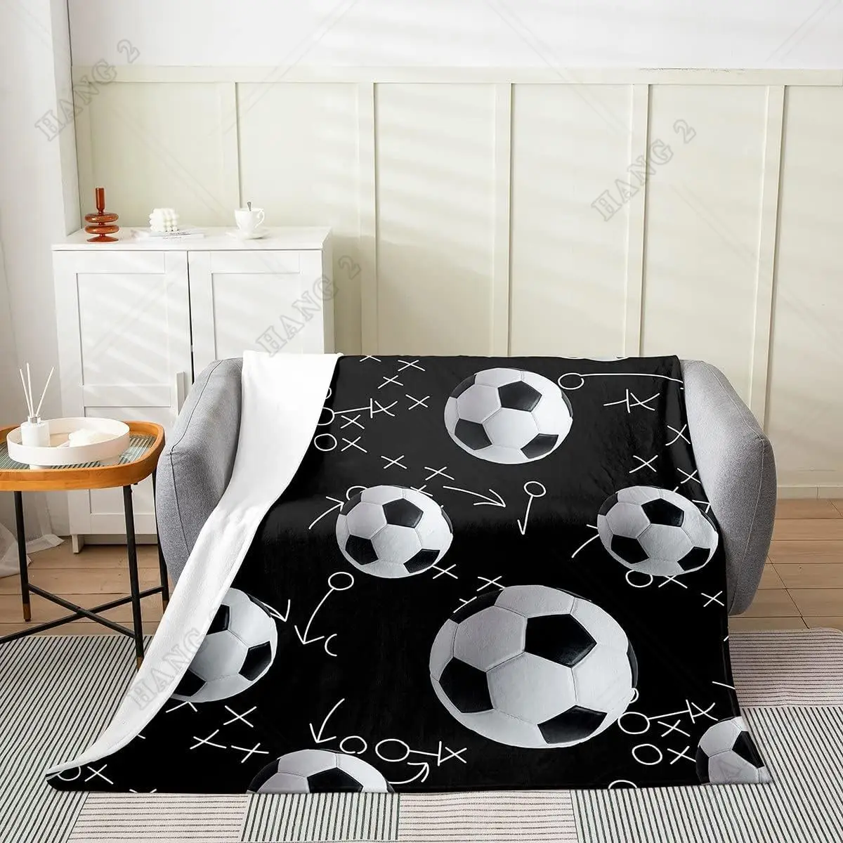 Football Bed Blanket Kids,Rugby Sports Flannel Fleece Throw Blanket Soccer Ball Game Fuzzy Blanket for Kids Boys
Football Bed Blanket Kids,Rugby Sports Flannel Fleece Throw Blanket Soccer Ball Game Fuzzy Blanket for Kids Boys