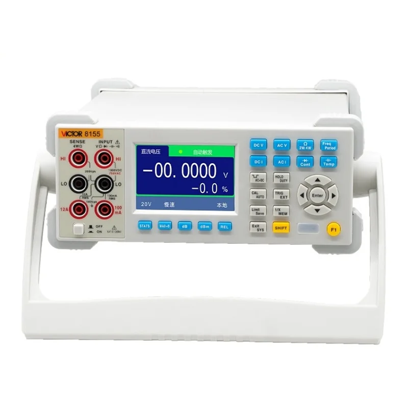 Fast Arrival VICTOR 8155 5 1/2 Dual Display DMM VC8155 50 MHz with Computer Interface
Fast Arrival VICTOR 8155 5 1/2 Dual Display DMM VC8155 50 MHz with Computer Interface
