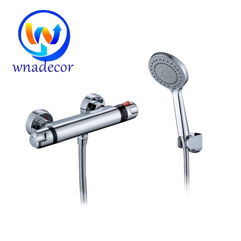 Brass Thermostatic Shower Faucet Hot Cold Temperature Control Tap Bathroom Water Heater Mixing Valve Plumbing Hardware Fitting
Brass Thermostatic Shower Faucet Hot Cold Temperature Control Tap Bathroom Water Heater Mixing Valve Plumbing Hardware Fitting