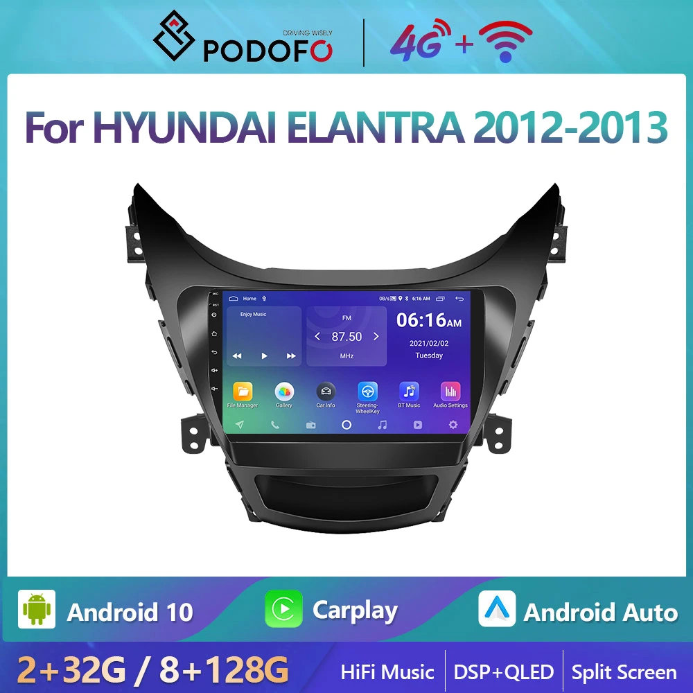 Podofo 2Din 9" Android 10 Car Radio Multimedia Video Player For HYUNDAI Elantra 2012-2013 Navigation GPS Head Unit Carplay Radio
Podofo 2Din 9" Android 10 Car Radio Multimedia Video Player For HYUNDAI Elantra 2012-2013 Navigation GPS Head Unit Carplay Radio