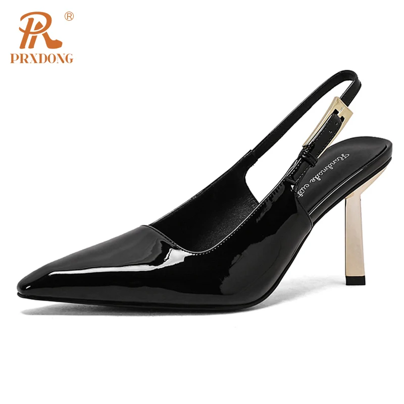 PRXDONG New 2024 Sexy High Heels Shoes Woman Pumps Spring Summer Black Genuine Leather Dress Party Work Female Shoes Size 34-40
PRXDONG New 2024 Sexy High Heels Shoes Woman Pumps Spring Summer Black Genuine Leather Dress Party Work Female Shoes Size 34-40