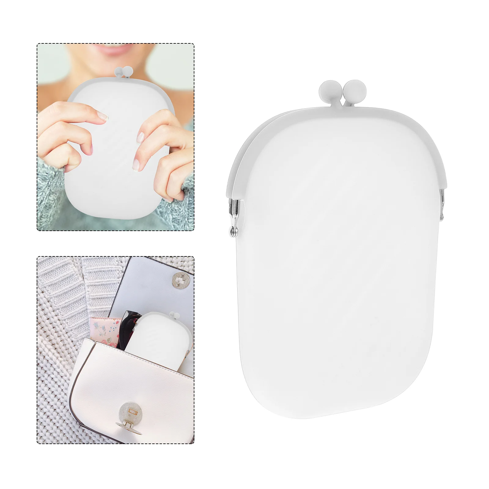 Силиконовый кошелек для мелочи, маленький кошелек, кошельки, многофункциональные белые косметички
Силиконовый кошелек для мелочи, маленький кошелек, кошельки, многофункциональные белые косметички