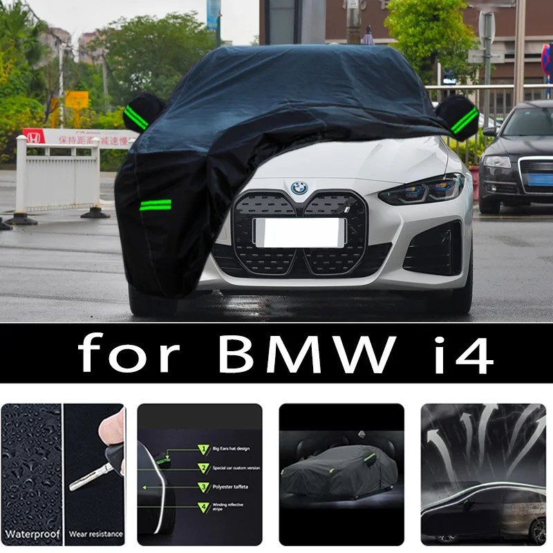 For BMW i4 Outdoor Protection Full Car Covers Snow Cover Sunshade Waterproof Dustproof Exterior Car accessories
For BMW i4 Outdoor Protection Full Car Covers Snow Cover Sunshade Waterproof Dustproof Exterior Car accessories