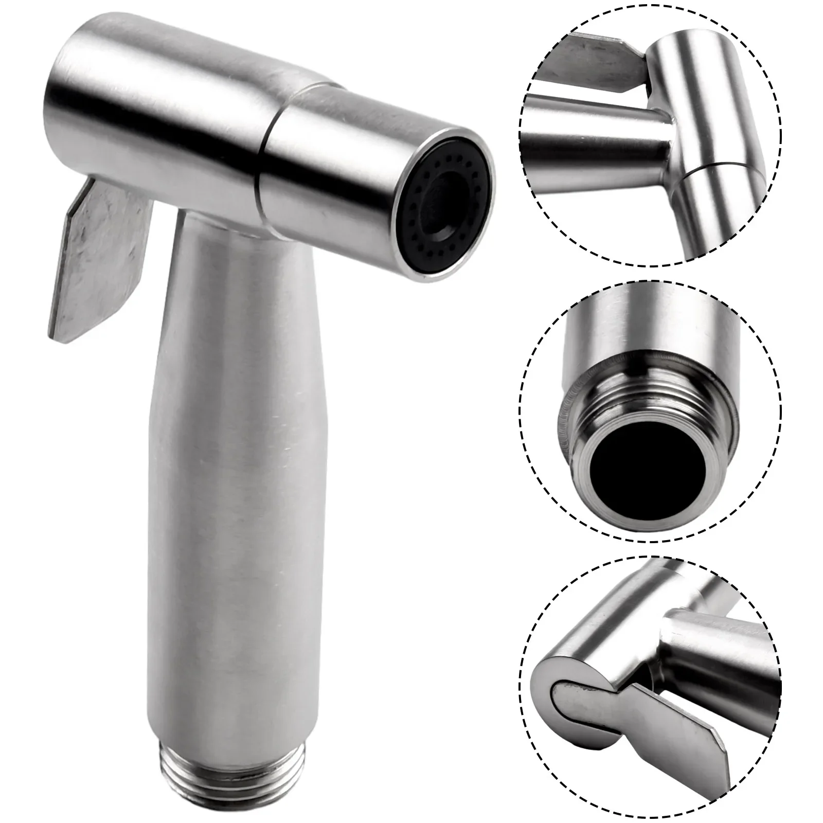 Protable Bidet Toilet Sprayer Stainless Steel Handheld Bidet -=-=Faucet Spray Bathroom Shower Head Self Cleaning Accessories
Protable Bidet Toilet Sprayer Stainless Steel Handheld Bidet -=-=Faucet Spray Bathroom Shower Head Self Cleaning Accessories