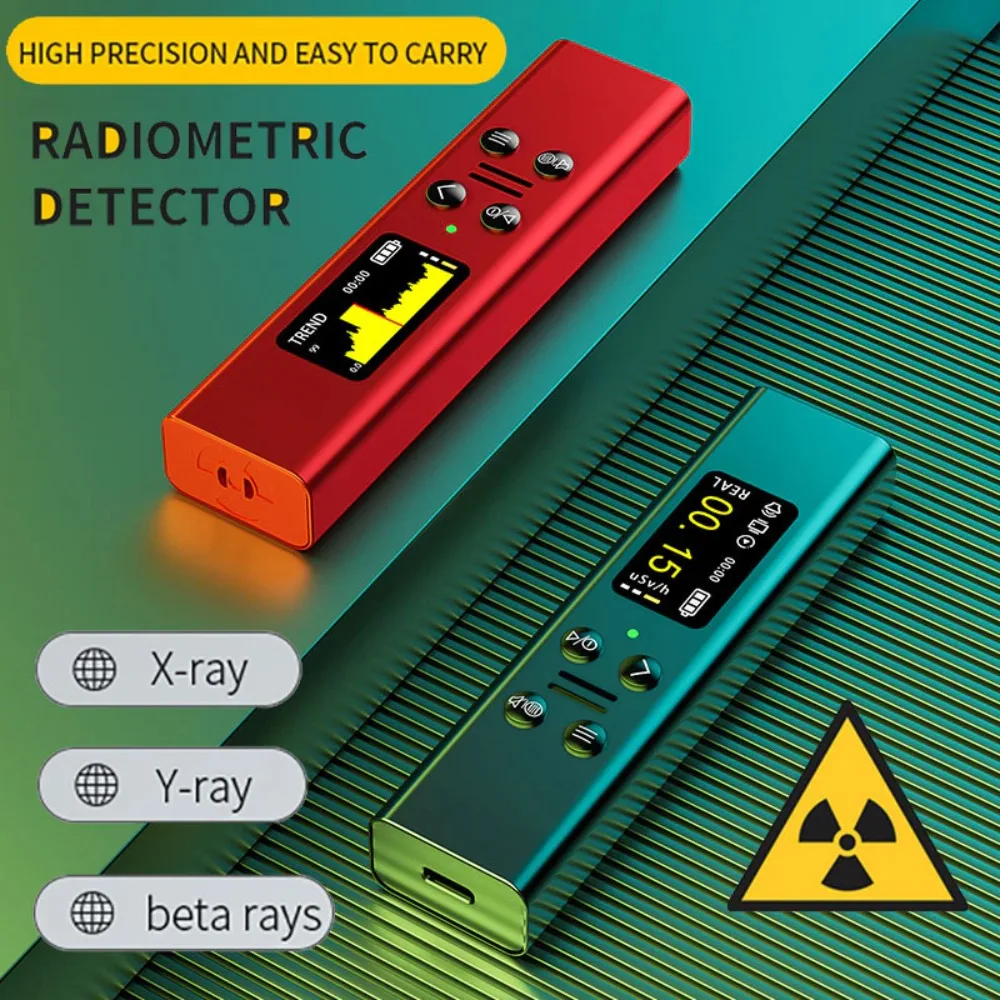 Handheld Nuclear Radiation Detector NEW Mini High Precision Beta Gamma Dosimeter Portable X-Ray Tester Nuclear Radiation 
Handheld Nuclear Radiation Detector NEW Mini High Precision Beta Gamma Dosimeter Portable X-Ray Tester Nuclear Radiation