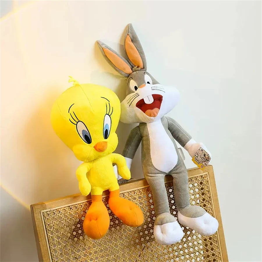 

Free Shipping Looney Tunes Bugs Bunny Plush Toy Tweety Bird Lola Bunny Anime Cartoon Movie Plushies Stuffed Doll Toys Gift