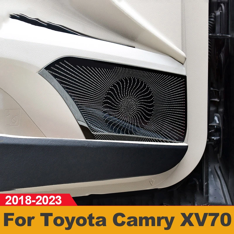 Car Accessories For Toyota Camry XV70 2018-2020 2021 2022 2023 Stainless Auto Audio Speaker Door Loudspeaker Cover Trim Stickers
Car Accessories For Toyota Camry XV70 2018-2020 2021 2022 2023 Stainless Auto Audio Speaker Door Loudspeaker Cover Trim Stickers