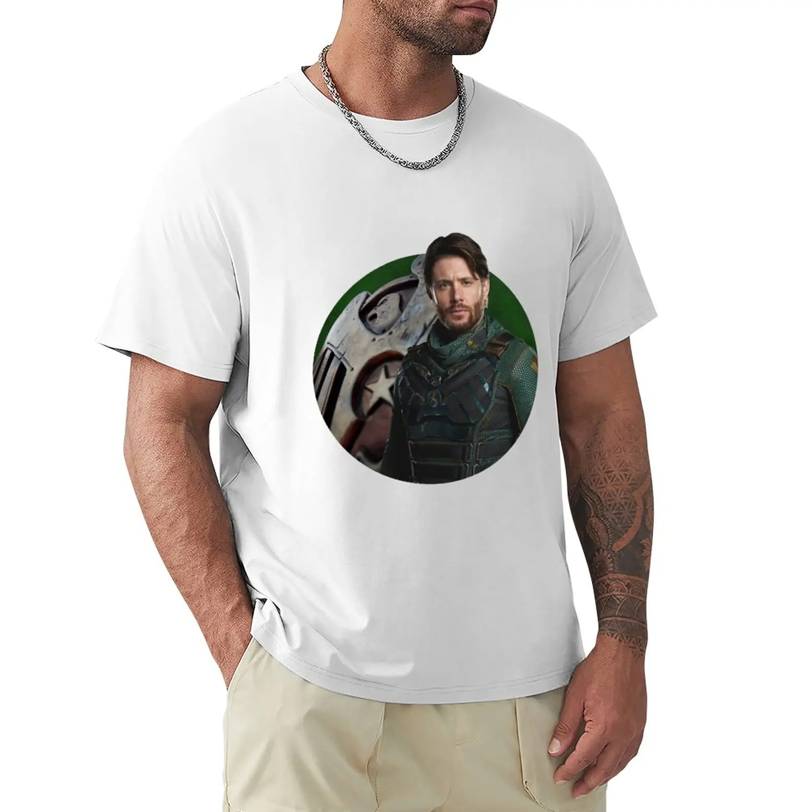 Футболка Jensen as Soldier для мальчиков, дизайнерская рубашка с рисунком солдата, черный цвет, 1 шт.
Футболка Jensen as Soldier для мальчиков, дизайнерская рубашка с рисунком солдата, черный цвет, 1 шт.