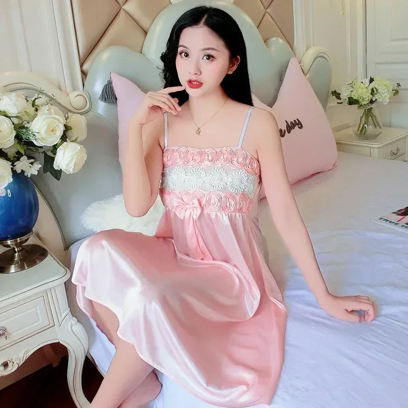 

Sleeping Nightwear Women Nightgown Dress Slips Very Sexy Sexuality Slip Women’s Sleepwear Women's Pajamas for Attractive